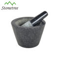 100% natural custom granite marble stone mortar and pestle 13X8cm